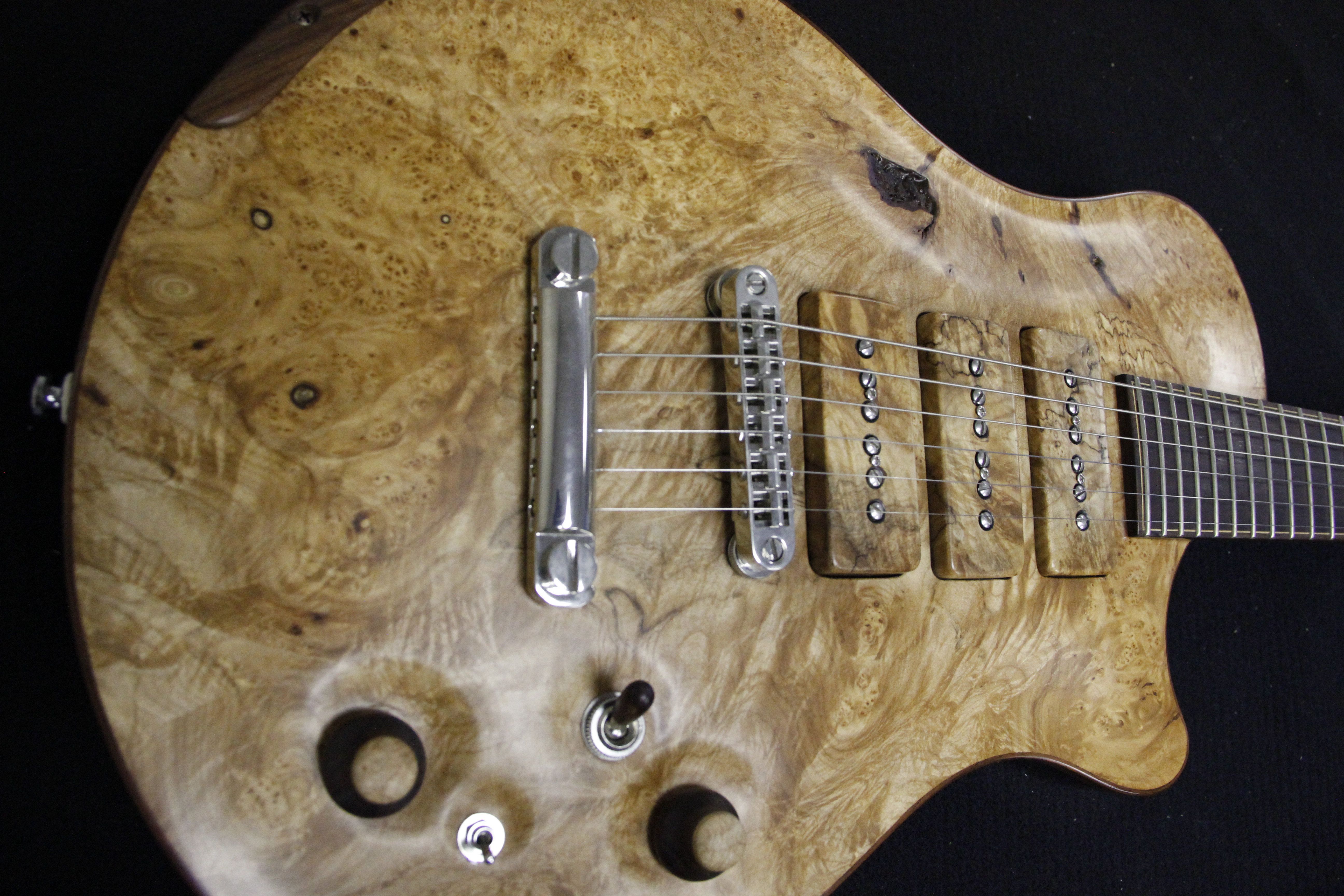 New Orleans Guitars Voodoo Custom Driftwood